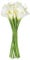 VKTY Künstliche Calla-Lilie, 10 Stück, für Zuhause, Hochzeit, Blumenstrauß, künstliche Lilien, für Hochzeitsdekoration