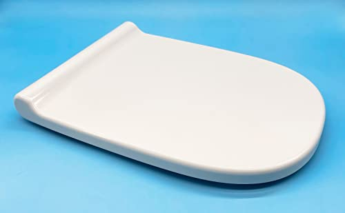Plastisan Tapa y Asiento de Inodoro con Caída Amortiguada - Compatible con Dama Retro - Blanco