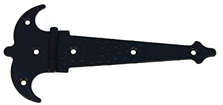 Lot de 4 charnières anciennes ferrures dans la boutique de restauration.