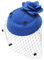 Ro Rox Ruby Rosen Vintage Retro 40er 50er Jahre Fascinator Hochzeit Party Hut - Blau