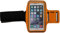 Fitness Sportarmband kompatibel für Apple iPod Touch 3G 4G 5G 6G Armband Handy Oberarm Halter für Fitness, Joggen, Laufen Hülle Tasche Blank Klein Orange