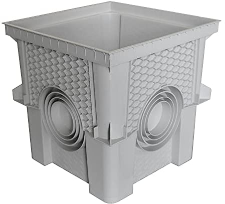 Jardibric - Recogedor de aguas pluviales (30 x 30 cm), color negro