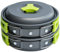 MalloMe Kit de Batterie de Cuisine de Camping pour Équipement de Sac à Dos - Kit de Cuisine de Camping - Réchaud de Camping et Réchaud de Sac à Dos Compatible - Accessoires de Camping Pot de 3 litres