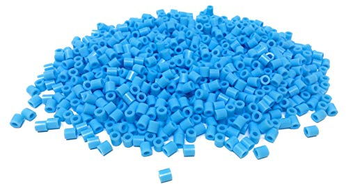 WS UK 1000 Pack Fuse Beads 5mm Midi - works like Hama Beads [Pastel Blue]
