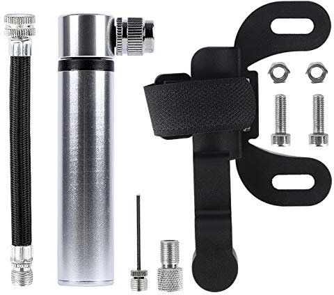 Mini Pompa per Biciclett Pompa portatile120 PSI per bici da strada, MTB e BMX Mountain Road Bike, Calcio, Pallacanestro, Pallavolo, Pneumatici per bici