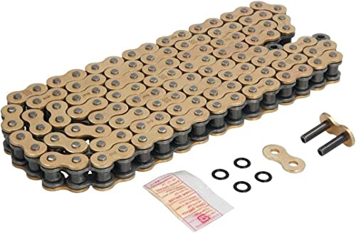 D.I.D DID Chain 530VX3 (Gold & Schwarz) – Länge: 122 Glieder mit Nietverbindung (ZJ)