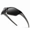Grainas Polarisierte Sportbrille Sonnenbrille für Herren Damen Fahrerbrille Radsportbrillen zum Radfahren Skifahren Autofahren Fischen Laufen Wandern UV400 Schutz (Schwarz no.2)