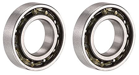 sourcing map 2 Stück S689 Edelstahl Kugellager 9x17x4mm Doppelt Abgedichtete Lager