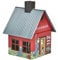 Crottendorfer - Räucherhaus Metall inkl. Räucherkerzenhalter - für Räucherkerzen Gr. M - Maße: 7,2 x 7,8 x 9,8 cm - Motiv: Feuerwehr - Made in Germany
