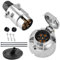 SPARKMOTO Metallo Presa Rimorchio 7 Poli E Metallo Spina Rimorchio 7 Poli, 12V Spina E Presa Rimorchio 7 Poli Alluminio Impermeabile,con Guarnizione Kit isolante per prese Rimorchio(Alluminio B)
