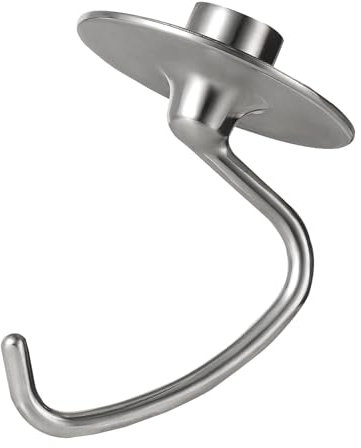 Gancio per impasto in acciaio inossidabile per miscelatore KitchenAid 4,5-5 Quart Tilt-Head Stand Mixer, K45DH per impasto di ricambio per KSM90 e K45, accessori per miscelatori