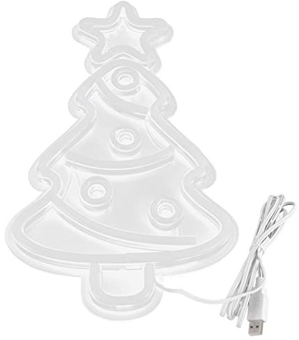 Niedlicher Weihnachtsbaum-Beleuchtung,Neon-Schild, LED-Neon-Schild, LED-Beleuchtung, batteriebetrieben, für den Weihnachtsbaum, LED-Neon-Schilder