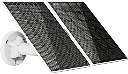 revolt Solarzelle Solarmodul: 2er-Set Solarpanels für Akku-IP-Kameras mit USB-C, 3 W, 5 V, IP65 (Mini-Solar-Panels 5V, Solar Ladegeräte USB, Überwachungscamera)