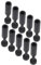 Lot de 10 bouchons pneumatiques pour fermer les raccords enfichables 6 mm pour raccords à air comprimé IQS, raccords de tuyau, etc.
