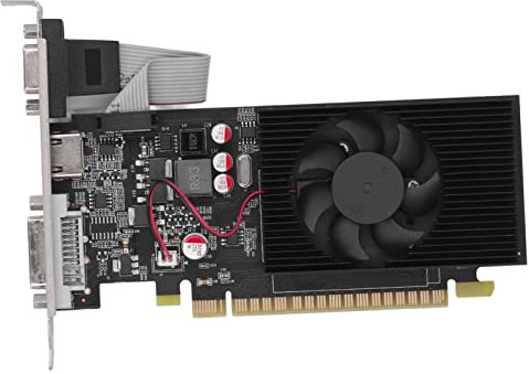 Annadue Scheda Grafica per Computer GT730, Scheda Grafica per Giochi per PC DDR3 128 Bit PCI Express 2.0 16X da 2 GB con Porte HDMI DVI VGA, Supporto DirectX 11, Windows (GT730 2 GB DDR3