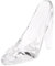 Tagtight Aschenputtel Kristall Hochzeit Schuhe Figurine, Crystal-High-Heels, Princess-Mädchen-Crystal Schuhe, Glas Kristall Schuhe Hohe Geschenk für Mädchen Geburtstag Valentinstag Braut Wedding