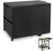 Housse Protection Chariot Plancha Imperméables,Dimension 100x60x90cm,Bache pour Chariot Plancha Coupe Vent,Couverture Chariot Plancha avec Cordon et Poignée,Tissu Oxford 420D (100 * 60 * 90cm,Noir)