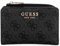 GUESS Laurel Étui à Fermeture éclair pour Cartes Motif Logo Charbon