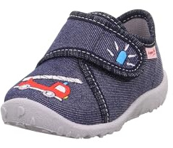 Superfit Jungen Spotty Hausschuh, Dunkelblau 8090, 21 EU