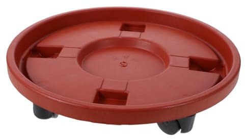 BESPORTBLE Soporte para Macetas Móvil con Ruedas Bandeja para Plantas Decoración Práctica