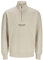 JACK & JONES Herren Sweatshirt Sweat Quarter Zip, Farbe:Beige, Artikel:-Moonbeam, Größe:L