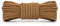 Abma Cord Bungee Cord 4mm 10M Elastic Shock Cord 100% Stretch Elastic Bungee Rope for Tarpaulin, Trailer, Backpack, Tent Pole, Kayak - Brown