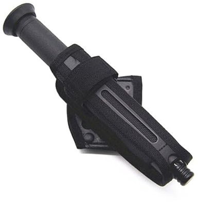 Buaak 360 Grad Drehbare Schnellwahl-Swing-Stick-Abdeckung, Tragbare Schlagstock Abdeckung, Schlagstockholster für Polizisten, Teleskop-Schlagstocktasche, Taschenlampen-Holster, mit Schnellverschluss