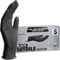 PROMART Disposable Nitrile Gloves Black, Chemical Resistant, Powder-Free, Latex-Free, Non-Sterile, Food Safe, Black,100-Count (1000, SMALL)