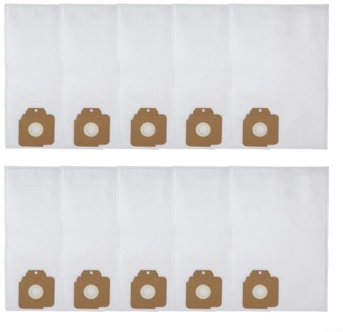 Emiif Sac à poussière de rechange pour aspirateur Karcher Cv30/1 Cv38/2, sacs pour robot, sacs récupérateurs de poussière, sacs poubelle à poussière kit d'accessoires