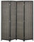 HOMCOM Paravent 4-teilig 180 x 180 cm Raumteiler Trennwand aus Bambus, Faltbar Sichtschutz Raumtrenner Stellwand für Wohnzimmer Braun