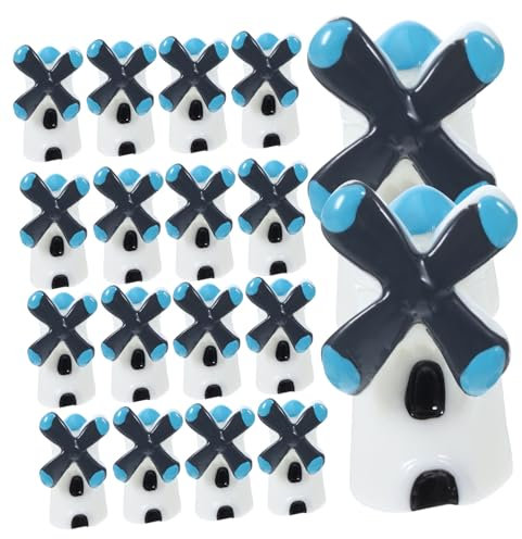 VINTORKY Miniatur-windmühlen-Set Mit 20 Landschaftsornamenten Für Die Innen- Und Außendekoration Für Jungen Und Mädchen