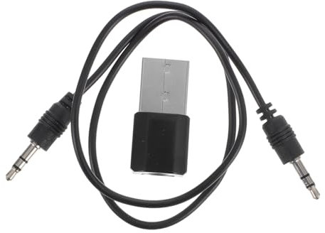 CAXUSD USB-empfänger Mit Kabelloser Funkverbindung Audioempfänger-Adapter Mit Aux-Ausgang Für Heim-Stereo-Lautsprecher-verstärker Schwarz Verbindung Mit Tv Pc Cd-Player