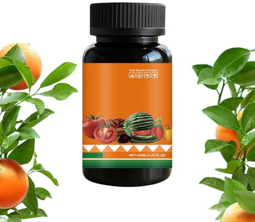 Abono Para Árboles Frutales | Refuerzo para Frutas Fertilizante 100 ml | Nutrientes Estimulantes Radiculares Para Tomates Plantas de Interior Césped Arbustos Parterres Plantas