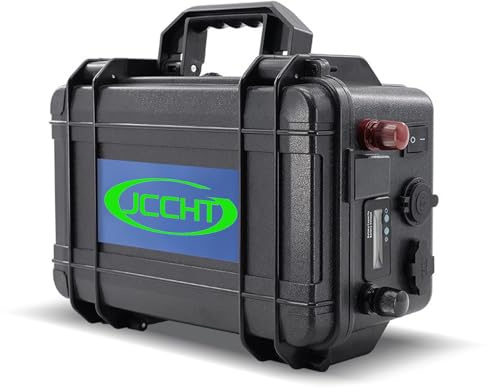 JCCHT 12-Volt-Lithium-Eisenphosphat-Akkupack mit 100 Ah, 120 Ah, 160 Ah oder 200 Ah Kapazität für Schiffsantriebe, Bootspropeller und Elektromotoren auch für Angelboote geeignet,12v200ah
