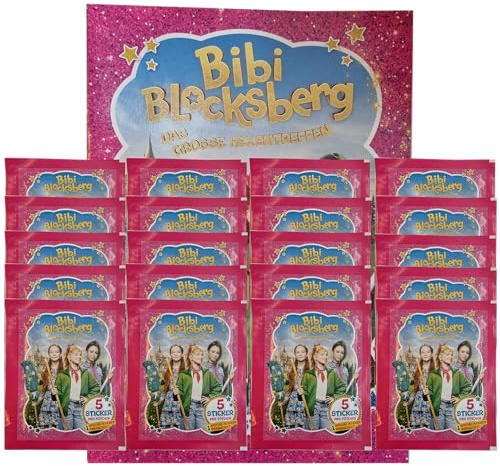 Blue Ocean Bibi Blocksberg Sticker | Das große Hexentreffen | Album + 20 Stickertüten