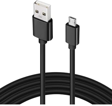 LockMingle Micro USB Cable for Sony DualShock 4, PS4 Controller, PS4 Headset, PlayStation Move Motion Controllers, VR Processor Unit, Fast Charging & Data Sync, 1M, Black