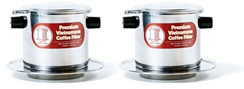 Vietnamese Coffee Filter Set. Also Known as a Vietnamese Coffee Maker or Press 8oz Gravity Insert (2-Pack)