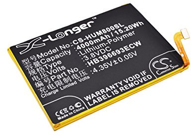 Cameron Sino - Batteria di ricambio 4000 mAh/15,20 Wh per Huawei Ascend Mate 8
