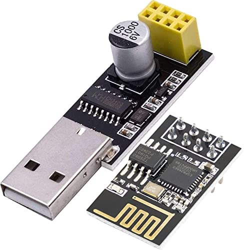 AZDelivery ESP8266 ESP-01S mit USB-Adapter WLAN WiFi Modul kompatibel mit Arduino inklusive Ebook!