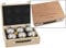 Obut K6 Salamandre, 6 Boule Kugeln, Made in France, Geschenk Idee- Holzkoffer mit Gravur