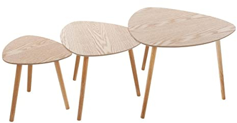Atmosphera - Tables gigognes Mileo - Bois Naturel