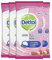 Dettol Antibacterial Cleaning Wipes, Multipurpose Disinfectant with Pomegranate Scent, 4 Packs of 70 (Total 280), Multipack for Home and Office Hygiene