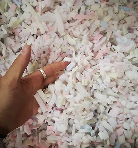 Schaumstoff Flocken Polyurethan (50L - 1000L) Füllmaterial Bastelmaterial Kissenfüllung Füllung für Kissen, Sitzsäcke und Stofftiere... 1000 Liter