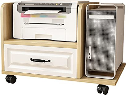 Computerturmständer, CPU-Ständerwagen Zentralprozessor Stand-Computerturm-Ständer-Wagenboden Pc. Stand Zentralprozessor Halter mit 4 Caster-Rädern unter Schreibtisch Passend für die meisten PC-Tower-S