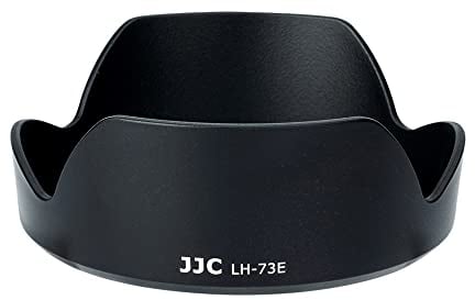 JJC Paraluce reversibile EW-73E per obiettivo Canon RF 15-30 mm F4.5-6.3 IS STM e RF16-28 mm F2.8 IS STM, sostituisce Canon EW-73E paraluce su Canon EOS R R3 R5 R6 R7 R10