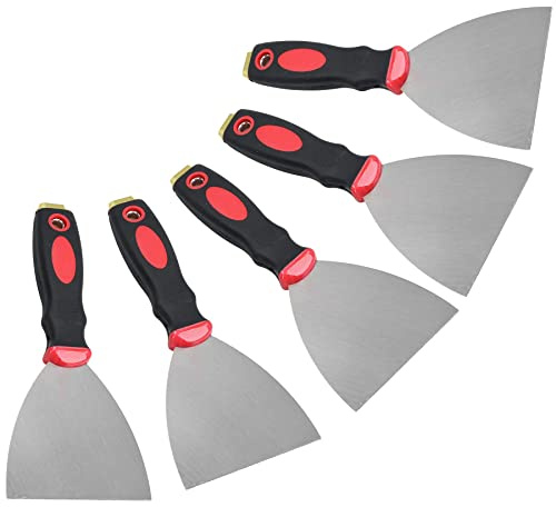 4” (100mm) Soft Grip Scraper Remover Decorating Wallpaper Paint Removal 5pk