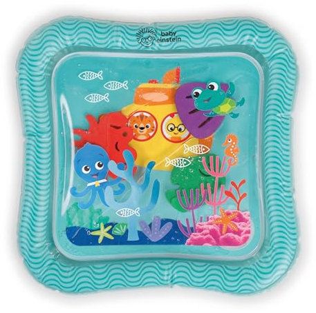 Baby Einstein - Ocean Explorers Sensory Splash, Wassermatte, für die Bauchzeit oder zum Spielen im Sitzen, Alter 0-36 Monate