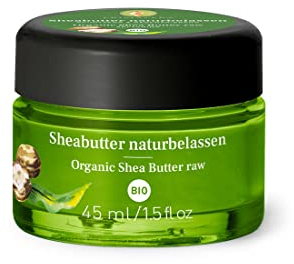 PRIMAVERA Sheabutter bio naturbelassen 45 ml – naturreine Pflanzenkraft – Glastiegel – Aromaöl, Körperöl, Naturkosmetik - Hautschutz, Wind - & Wetter, beruhigend, reizlindernd – vegan