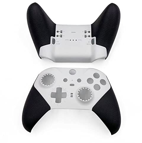Meijunter Custodia di Ricambio, Guscio Anteriore Posteriore Coperchio della Custodia Frontalino Compatibile con Xbox Elite Series 2 Controller Wireless - Core (Bianco)