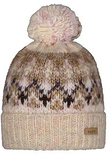 Barts Renaa Bommelmütze Beanie Wintermütze (one Size, Light Brown)
